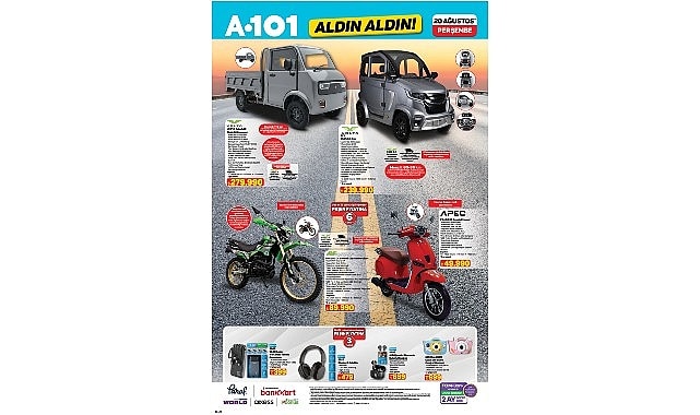 A101'den 20 Ağustos'ta Elektrikli Kamyonet Satışı