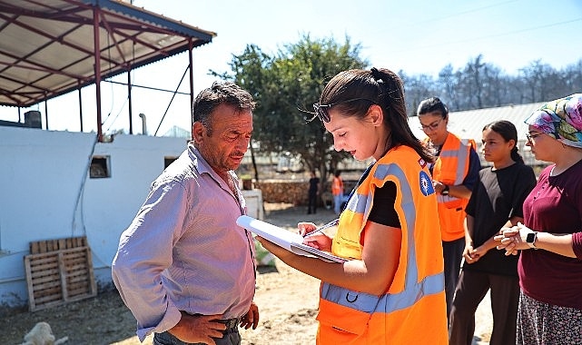 Antalya'da Yangın Mağdurlarına Kapsamlı Destek