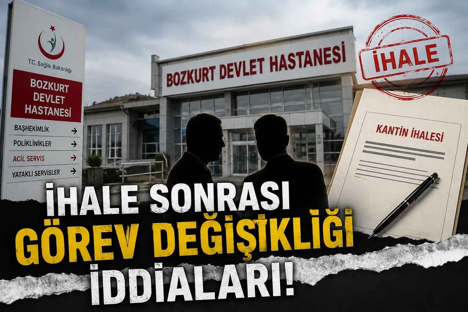 İhale Sonucu Yönetimi Mi Değiştirdi? Bozkurt Devlet Hastanesi’nde Dikkat Çeken İddialar