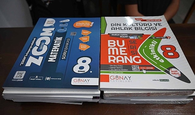Kemer'de 8. Sınıflara Ücretsiz LGS Kitap Desteği