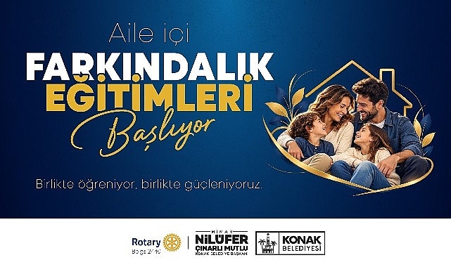 Konak'ta Aile İçi Farkındalık Seminerleri Başlıyor